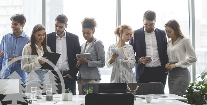 group of people preparing for a meeting group of people preparing for a meeting | hoa annual board meeting