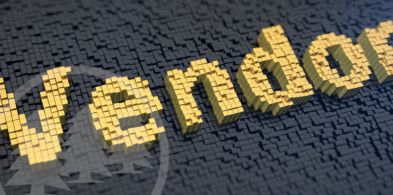 Word Vendor in yellow square pixels on a black matrix background Word Vendor in yellow square pixels on a black matrix background | create a vendor matrix