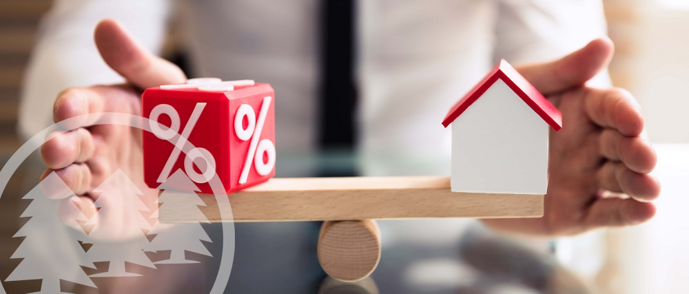 man balancing percentage dice and house model man balancing percentage dice and house model | hoa loans