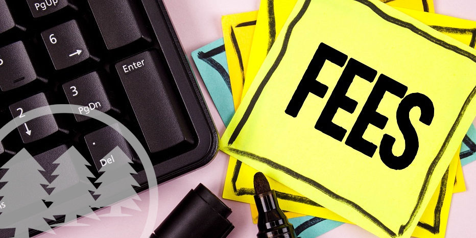 Word FEES written on notes placed beside keyboard Word FEES written on notes placed beside keyboard | what is an hoa fee