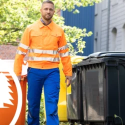 cameron station trash bin removal