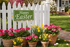 hoa easter sign